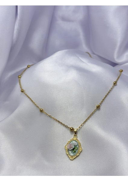 Vintage Buket Çelik Kolye modelleri