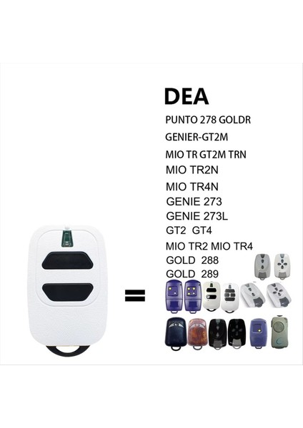 Gtı2 Gtı4 433MHZ Uzaktan Kumanda Için 3 Adet Garaj Kapısı Açacağı Vericisi Sabit Değişken Kod 433.92MHZ (Yurt Dışından) fiyatları