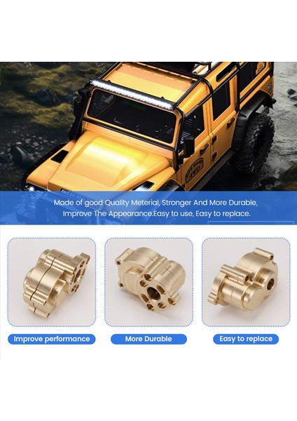 Rc Araba Yükseltme Pirinç Arka Kap Seti H8H 1/10 YK4102 YK4103 YK4104 YK4106 YK4082 YK4083 Parçası (Yurt Dışından) indirimleri