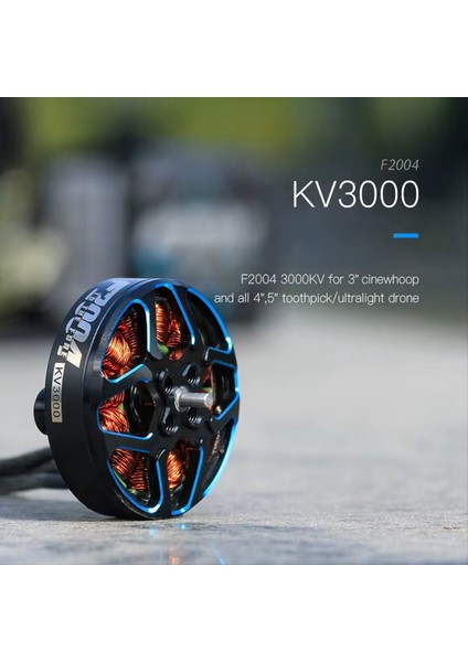 F2004 KV3000 4-5s Fırçasız Motor 3 mm Şaft Uzun Menzilli 3-5 Inç Fpv Drone Yarış Quadcopter'ları Için (Yurt Dışından) fiyatları