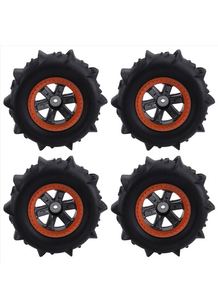 1/10 104009 104001 9125 Rc Kamyon Araba Aksesuarları Parçaları Için 4 Adet Yükseltme Kum Kar Lastiği Tekerlekleri (Yurt Dışından)