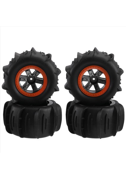 1/10 104009 104001 9125 Rc Kamyon Araba Aksesuarları Parçaları Için 4 Adet Yükseltme Kum Kar Lastiği Tekerlekleri (Yurt Dışından) modelleri