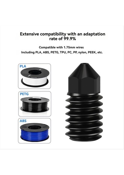 A1 Nozul Sertleştirilmiş Çelik Nozullar Mini Kit Hotend 0.8mm Için (Yurt Dışından) fırsatları