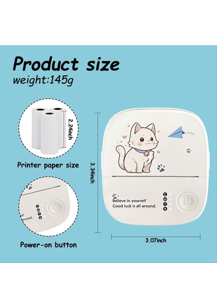 Taşınabilir Bluetooth Termal Hata Yazıcısı Cep Ev Kablosuz Termostat Yazıcılar Mini Çıkartma (Yurt Dışından) fiyatları