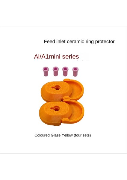 3D Yazıcı Aksesuarları Için Seramik Nozul Koruma Halkası Taz Bamboo A1 Serisi Lite Besleme Portu A1/mini ile Uyumlu (Yurt Dışından) fırsatları