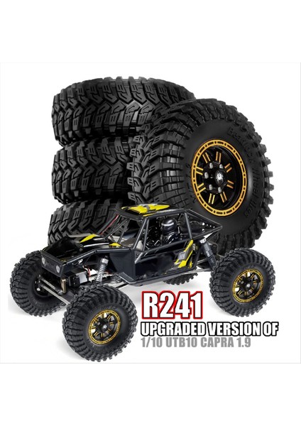 1/10 Rc Paletli Araç Axial SCX10 Wraith RR10 Capra Trx4 D Için 4 Adet 115 mm Metal 1,9 Inç Beadlock Jant Lastiği Seti (Yurt Dışından) indirimleri