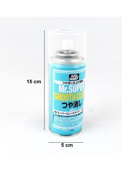 Mr.hobby B-530 170 Ml. Mr.super Smooth Pürüzsüz Mat Vernik, Sprey Model Boyası fiyatları