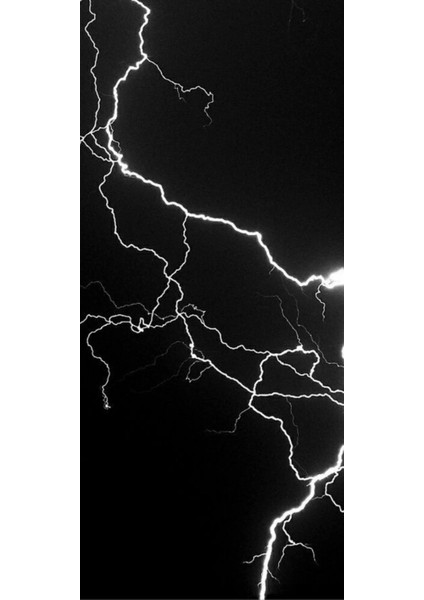 Şimşek Kapı Direk Kaplama Folyosu Baskılı Sticker Sağ-Sol 2 Adet 22*50 cm