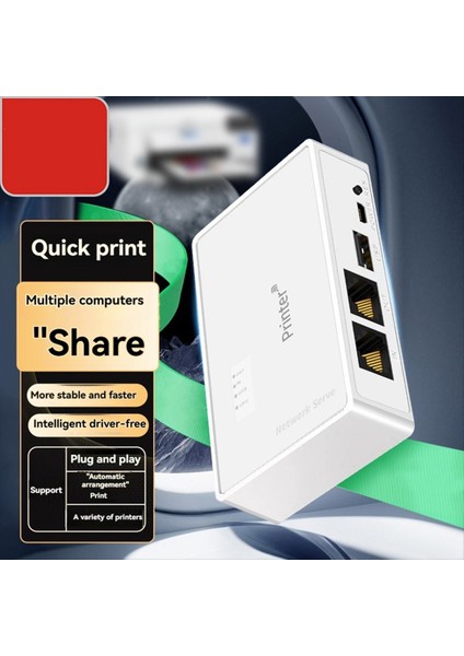 USB Kablosuz Ağ Yazıcı Sunucusu Aygıt Paylaşımı Bilgisayar Paylaşımı Yazdırma RJ45 (Yurt Dışından) modelleri