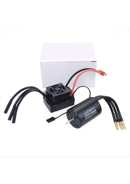 1/10 Rc Araba Kamyonu Için 60A Esc ve Program Kartı Kombinasyonu ile 3650,3900KV Su Geçirmez Fırçasız Motor, Yüksek Performans Yükseltmesi (Yurt Dışından) modelleri