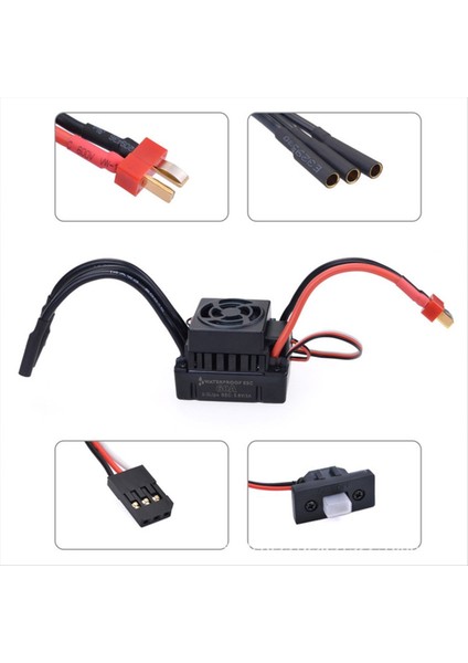 1/10 Rc Araba Kamyonu Için 60A Esc ve Program Kartı Kombinasyonu ile 3650,3900KV Su Geçirmez Fırçasız Motor, Yüksek Performans Yükseltmesi (Yurt Dışından) fırsatları