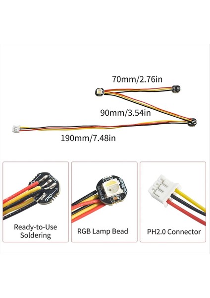 Sb Rgb Kit V1.0 Parlak Led'ler Lamba Boncuğu Ph2 0 Konnektörü 2.4 Stealthburner Ekstruder 3D Yazıcı Parçaları Için (Yurt Dışından) fiyatları