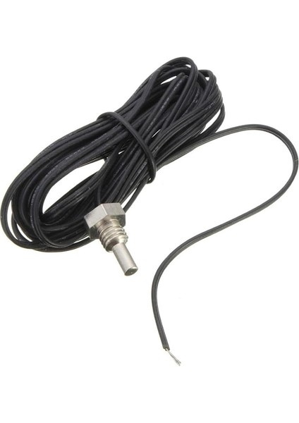 100CM Kablolu M8 Dişli Montaj Tip Su Geçirmez 10K Ntc Sensör Kolay Montaj Isı Sıcaklık Prob