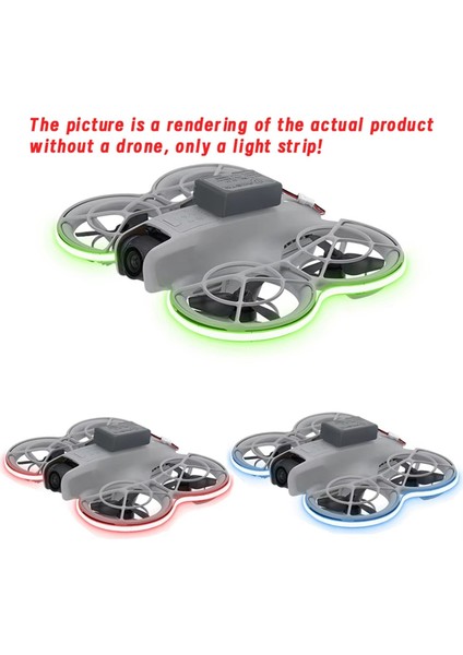 Neo LED Işık Şeridi Drone Gece Uçuşu Parlaklığı Ayarlanabilir Lamba Kemer Aydınlatma Bulucu Aksesuarları C (Yurt Dışından) fırsatları