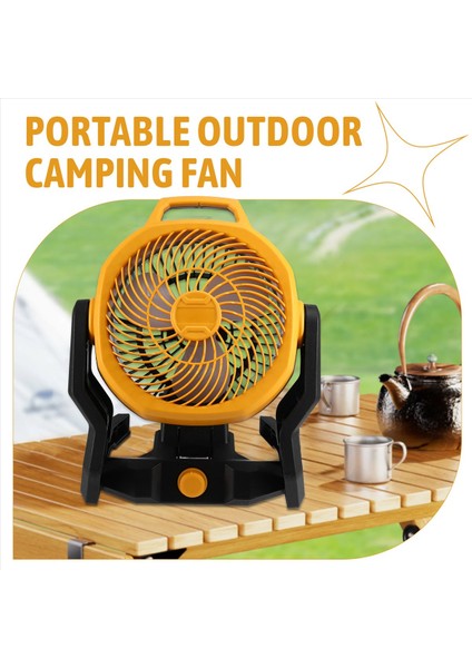 Taşınabilir Kamp Vantilatörü 18V 20V Lityum Pil ile Çalışan Masaüstü Zemin Ab Fişi (Yurt Dışından) fırsatları
