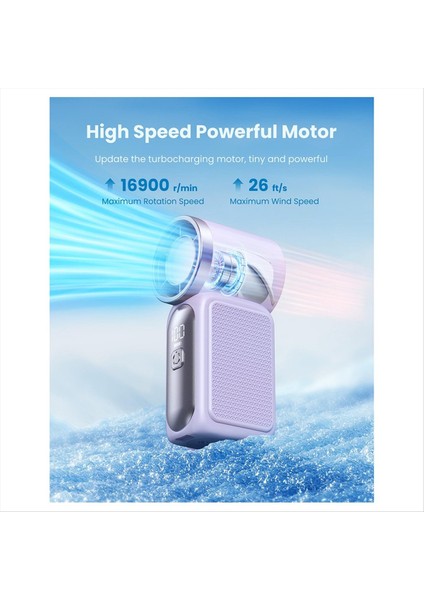 Mini Taşınabilir Vantilatör Güçlü Şarj Edilebilir Kanatsız Vantilatörler Ultra Sessiz Kişisel El Küçük Cep Tipi El Tipi Vantilatör (Yurt Dışından) fiyatları