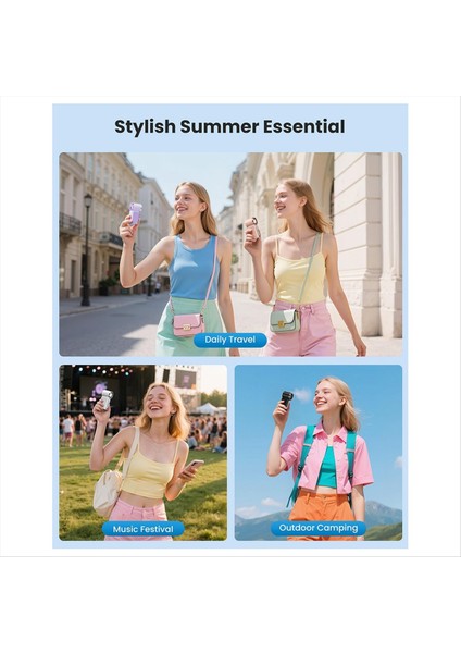 Mini Taşınabilir Vantilatör Güçlü Şarj Edilebilir Kanatsız Vantilatörler Ultra Sessiz Kişisel El Küçük Cep Tipi El Tipi Vantilatör (Yurt Dışından) modelleri