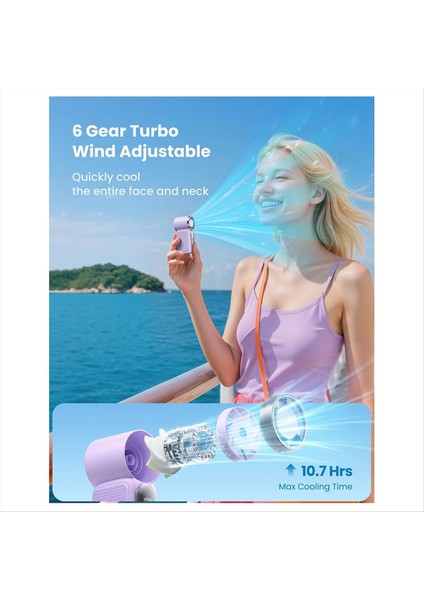 Mini Taşınabilir Vantilatör Güçlü Şarj Edilebilir Kanatsız Vantilatörler Ultra Sessiz Kişisel El Küçük Cep Tipi El Tipi Vantilatör (Yurt Dışından) indirimleri