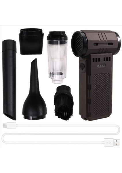 El Tipi Fan 130000 Rpm Sonsuz Ayarlanabilir Hız Saç Kurutma Makinesi Elektrikli Süpürge Hava Toz Üfleyici Fırçasız Motor (Yurt Dışından) fiyatları