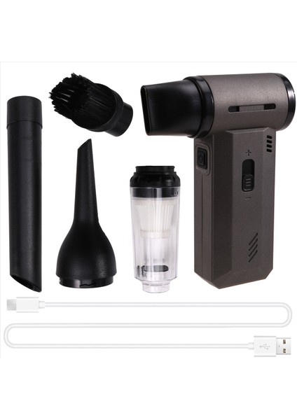 El Tipi Fan 130000 Rpm Sonsuz Ayarlanabilir Hız Saç Kurutma Makinesi Elektrikli Süpürge Hava Toz Üfleyici Fırçasız Motor (Yurt Dışından) modelleri