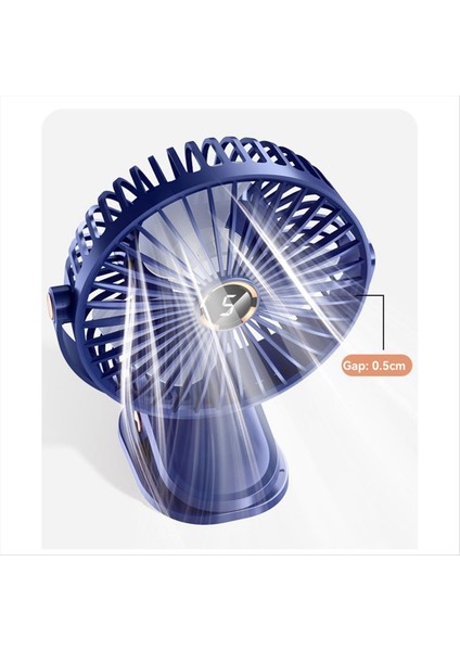 4000MAH Klipsli Vantilatör 5 Hızlı Dijital Ekran Sessiz Şarj Edilebilir Masaüstü Taşınabilir Hava Sirkülatörü Kablosuz LED Işık (Yurt Dışından) indirimleri