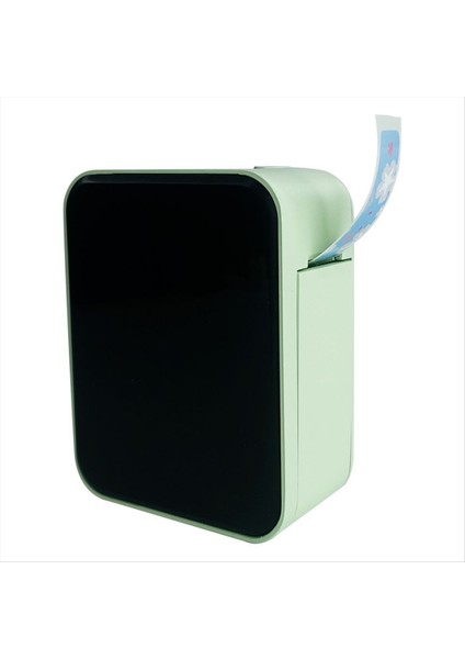 P15 Kablosuz Bluetooth Termal Etiket Yazıcısı Mini Taşınabilir Yapıştırıcı Üreticisi Hızlı Baskı Yeşil (Yurt Dışından)