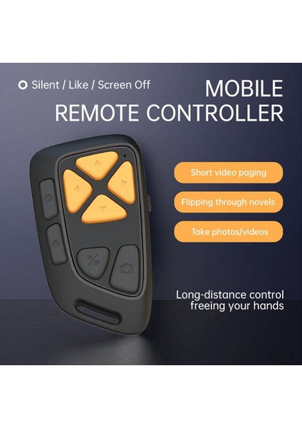 P4 Kablosuz Şarjlı Bluetooth Cep Telefonu Uzaktan Kumandası Çok Fonksiyonlu Sessiz Kamera Deklanşörü Selfie Sayfa Çevirici (Yurt Dışından) fiyatları