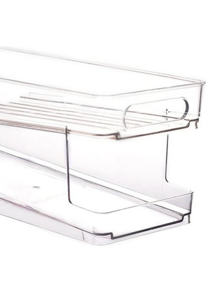 2 Katmanlı Buzdolabı Içecek Saklama Kutusu Düzenleyici - Soda, Bira ve Buzdolabı Için Otomatik Yuvarlanan Içecek Saklama Kutusu (Yurt Dışından) fiyatları