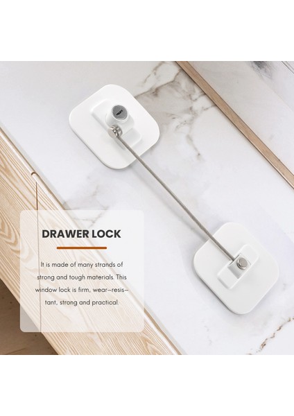 Buzdolabı Kilidi, Buzdolabı Kilitleri, Çocuk Güvenliği Için Anahtarlı Dondurucu Kilidi, Dolap Kilitleri - 1 Paket (Yurt Dışından) modelleri