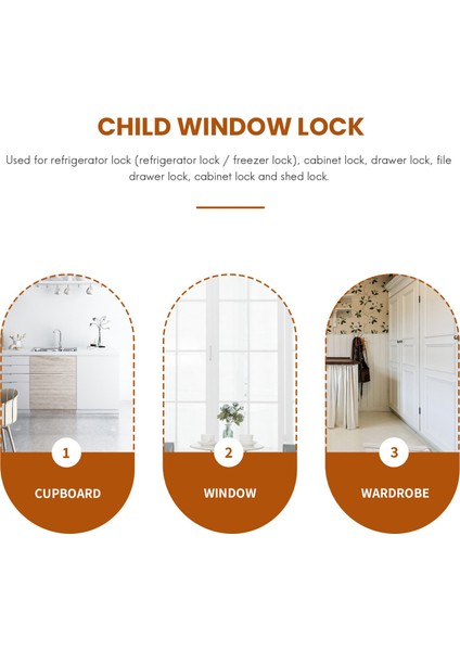Buzdolabı Kilidi, Buzdolabı Kilitleri, Çocuk Güvenliği Için Anahtarlı Dondurucu Kilidi, Dolap Kilitleri - 1 Paket (Yurt Dışından) fırsatları