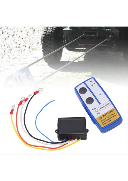 Kamyon, Atv, Suv Için 12V 24V Alıcılı Evrensel Vinç Kablosuz Uzaktan Kumanda Anahtarı Kiti (Yurt Dışından) modelleri