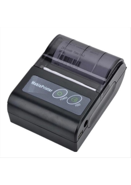 Taşınabilir El Tipi Termal Etiket Yazıcısı Bluetooth Uyumlu Kablosuz Fiş Yazdırma Abd Fişi (Yurt Dışından)