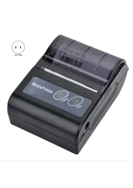 Taşınabilir El Tipi Termal Etiket Yazıcısı Bluetooth Uyumlu Kablosuz Fiş Yazdırma Abd Fişi (Yurt Dışından) fiyatları