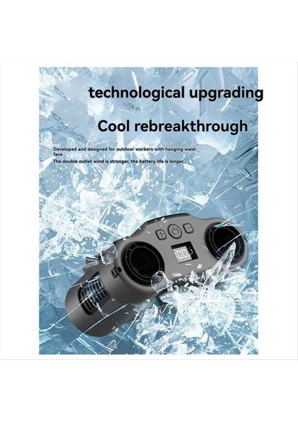 Bel Tipi Vantilatör Uzun Pil Ömrü Açık Hava Kamp Alanı Büyük Şantiye Taşınabilir Küçük A (Yurt Dışından) fırsatları