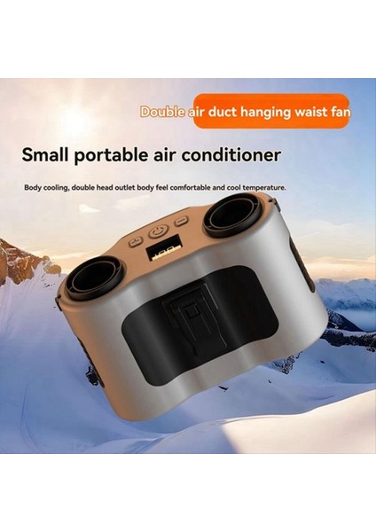 Bel Tipi Vantilatör Uzun Pil Ömrü Açık Hava Kamp Alanı Büyük Şantiye Taşınabilir Küçük A (Yurt Dışından) indirimleri