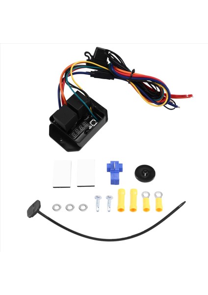 Ayarlanabilir Sıcaklık Aralığı Dijital Elektrikli Termal Fan Kiti 0444 Radyatör Fanları Kontrol Anahtarı (Yurt Dışından) fiyatları