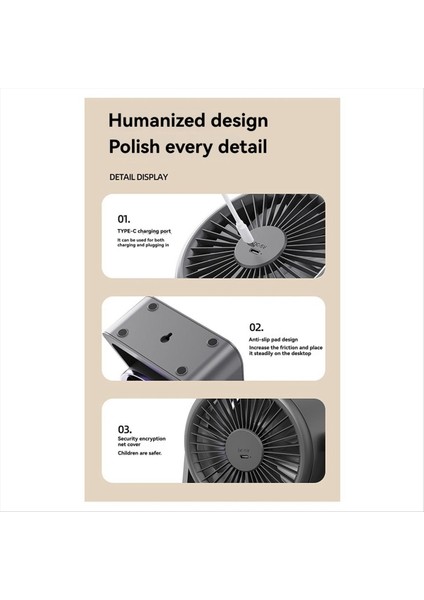 Masaüstü Sirkülasyon Vantilatörü Büyük Kapasiteli Şarj Edilebilir Uzaktan Kumandalı Mini Masa Duvara Monte Gece Lambası (Yurt Dışından) fiyatları