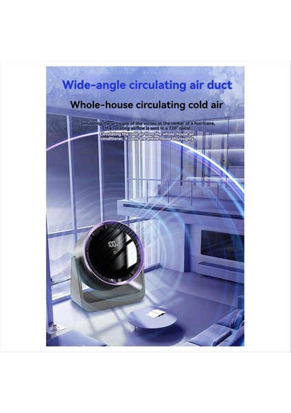 Masaüstü Sirkülasyon Vantilatörü Büyük Kapasiteli Şarj Edilebilir Uzaktan Kumandalı Mini Masa Duvara Monte Gece Lambası (Yurt Dışından) fırsatları