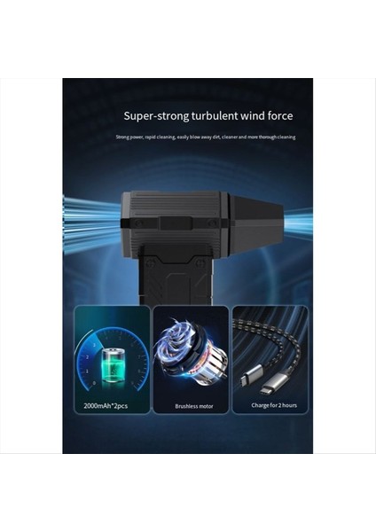 Basınçlı Hava Toz Alma Cihazı, LED Ekran ve Işıklı 130.000 Rpm Turbo Üfleyici, Klavye, Bilgisayar, Araba ve Ev Için Elektrikli Toz Alma Cihazı (Yurt Dışından) fırsatları