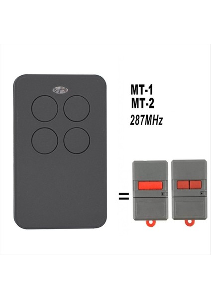 Garaj Kapısı Uzaktan Kumandası Çoğaltıcı 433.92MHZ 287MHZ Çoklu Frekans Kod Klon Kapı Açacağı Gri (Yurt Dışından) modelleri