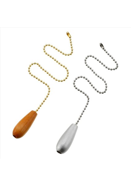 12 Parça Tavan Vantilatörü Zincir Çekme Ucu Ahşap Çekme Uzatması Işık Lambası Için (Yurt Dışından) modelleri