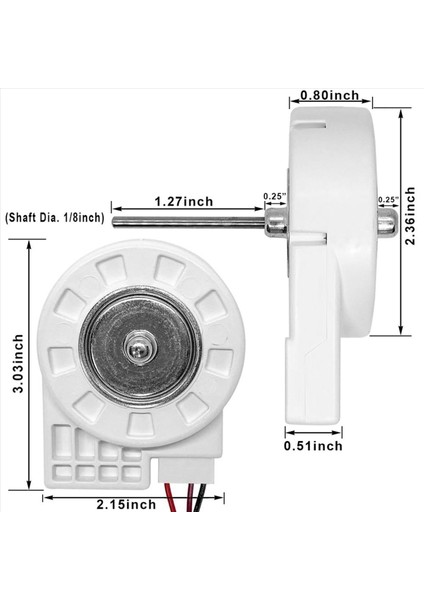 BCD-330WTV 50240401000P Zwf-02-4 Cw Için 2x 12V 4W Buzdolabı Evaporatör Fan Motoru Değişimi (Yurt Dışından) fırsatları