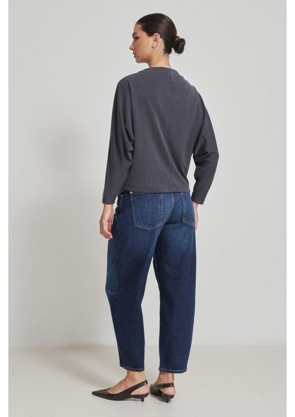 Füme Büzgü Detaylı Uzun Kollu Bluz fırsatları