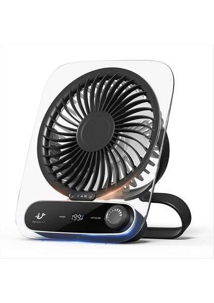 Mini Fan USB Masa - Ultra Sessiz, Şarj Edilebilir, 180° Katlanabilir Kişisel Seyahat, Ofis, Yatak Odası Için (Yurt Dışından)