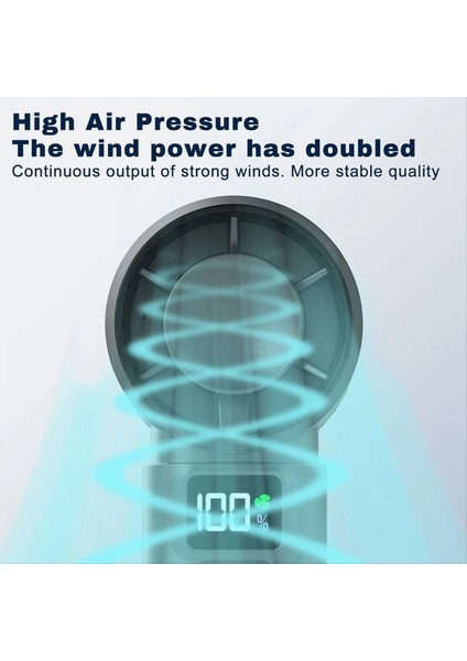 Yaz El Tipi Mini Şiddetli Fan Ayarı Aydınlatma Katlanabilir USB Şarj Edilebilir Üfleyici Turbo (Yurt Dışından) fiyatları