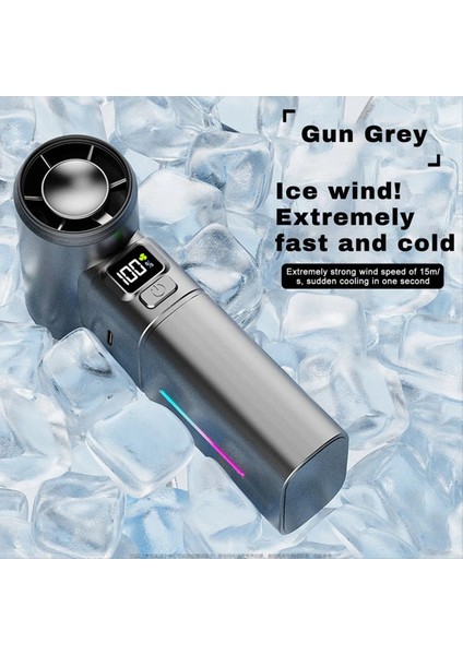 Yaz El Tipi Mini Şiddetli Fan Ayarı Aydınlatma Katlanabilir USB Şarj Edilebilir Üfleyici Turbo (Yurt Dışından) modelleri