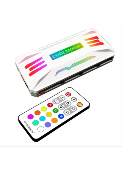 Rgb Kontrol Cihazı 4pin Pwm 5V 3pin Argb Soğutma Fanı Akıllı Uzaktan Kumanda Bilgisayar Pc Kasası Şasi Radyatörü (Yurt Dışından) fiyatları