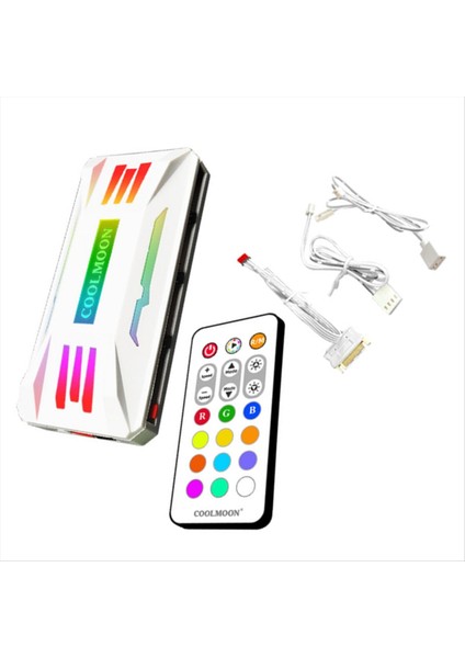 Rgb Kontrol Cihazı 4pin Pwm 5V 3pin Argb Soğutma Fanı Akıllı Uzaktan Kumanda Bilgisayar Pc Kasası Şasi Radyatörü (Yurt Dışından) fırsatları