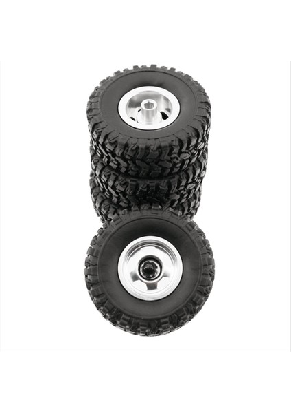 1/16 Rc Araba Yükseltme Parçaları Siyah ve Gümüş Için 4 Adet Lastik ve Jantlar Uzaktan Kumandalı Araba Aksesuarları (Yurt Dışından) indirimleri