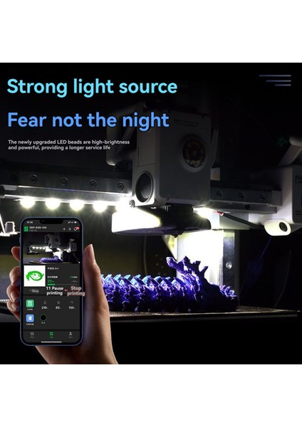 A1/a1 Mini Işık Bambu LED Şerit 6500K 24V 3D Yazıcı Aksesuarları 480MM (Yurt Dışından) fırsatları